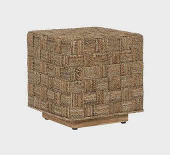 MUST Living Bijzettafel 'Chess Board' Abaca, 40cm