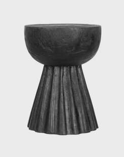 MUST Living Krukje/Bijzettafel 'Trophy' Suarhout, kleur Zwart