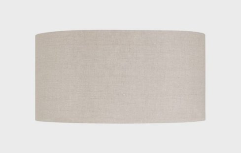 MUST Living Lampenkap 'Type F' Linnen, 60cm, kleur Naturel