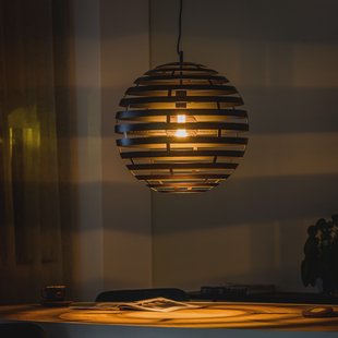 BASE Hanglamp 'Bonnie' 50cm, kleur Zwart