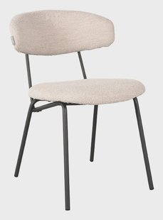 LABEL51 Eetkamerstoel 'Zack' Bouclé, kleur Naturel