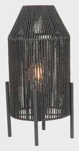 LABEL51 Tafellamp 'Ibiza' Jute, kleur Zwart