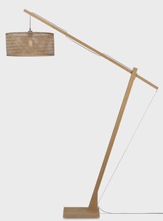 GOOD&MOJO Vloerlamp 'Java' Bamboe, 207cm, kleur Naturel