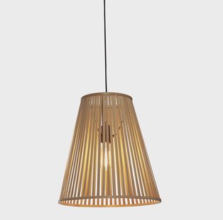 GOOD&MOJO Hanglamp 'Merapi' Bamboe, 40cm, kleur Naturel