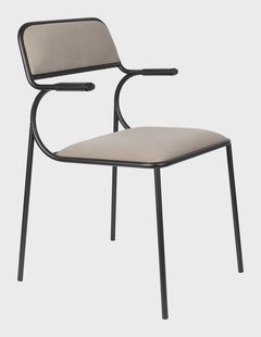 Zuiver Eetkamerstoel 'Alba' Velvet, kleur Beige