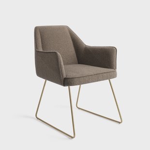 Jesper Home Eetkamerstoel 'Tome' Slide Gold, kleur Idaho Potato