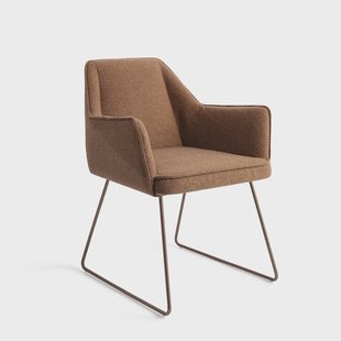 Jesper Home Eetkamerstoel 'Tome' Slide Rose, kleur Cinnamon Bun