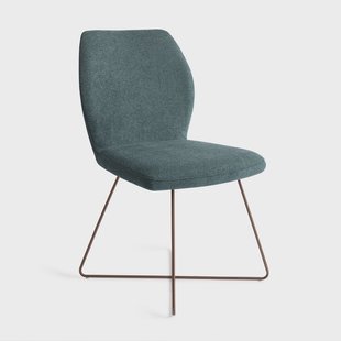 Jesper Home Eetkamerstoel 'Ikata' Cross Rose, kleur Merry Mermaid