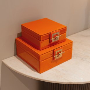 Richmond Juwelenbox 'Bodine' klein, kleur Oranje