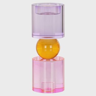 Richmond Kandelaar 'Zahra' Kristal, 21cm hoog