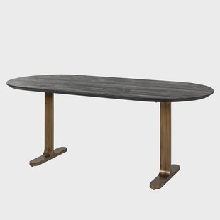 Richmond Ovale Eettafel 'Revelin' Mangohout, 200 x 90cm