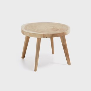 Kave Home Ronde Bijzettafel 'Wellcres' Mungurhout, 65cm