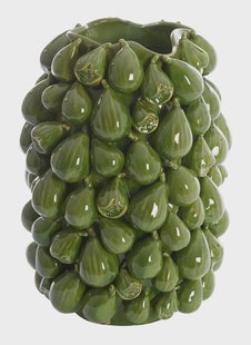 Light & Living Vaas 'Natalia' Keramiek, 47cm hoog, kleur Donkergroen