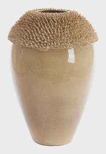 Light & Living Vaas 'Sangku' Keramiek, 60cm hoog, kleur Taupe