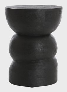 Light & Living Bijzettafel 'Azalio' 35cm, kleur Mat Zwart