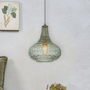 its about RoMi Hanglamp 'Venice' Druppel, kleur Groen