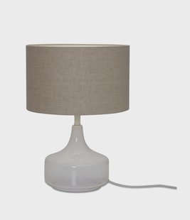 its about RoMi Tafellamp 'Reykjavik' Linnen, 46cm, kleur Donkerbeige