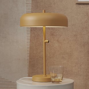 its about RoMi Tafellamp 'Porto' 45cm, kleur Mosterdgeel