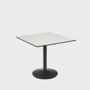 Kave Home Vierkante Bistrotafel 'Esilda' 90 x 90m, kleur Wit