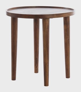 Light & Living Ronde Bijzettafel 'Qiano' Acaciahout, Ø45cm