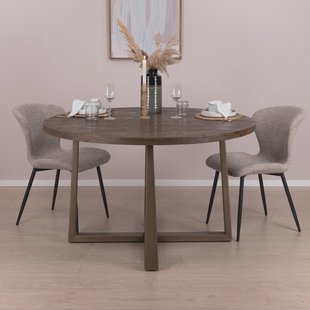 Tower Living Ronde Eettafel 'Belvedere' Mangohout, 130cm