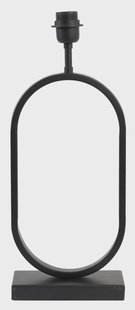 Light & Living Tafellamp 'Jamiri' 45cm, kleur Mat Zwart (excl. kap)