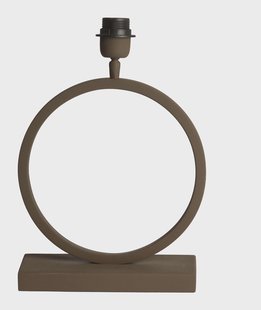 Light & Living Tafellamp 'Liva' 42cm, kleur Bruin (excl. kap)