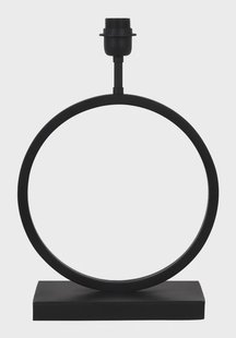 Light & Living Tafellamp 'Liva' 42cm, kleur Mat Zwart (excl. kap)