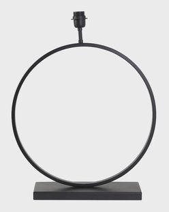 Light & Living Tafellamp 'Liva' 59cm, kleur Mat Zwart (excl. kap)