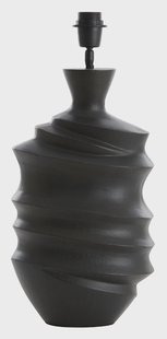 Light & Living Tafellamp 'Sharon' 48cm, kleur Mat Zwart (excl. kap)