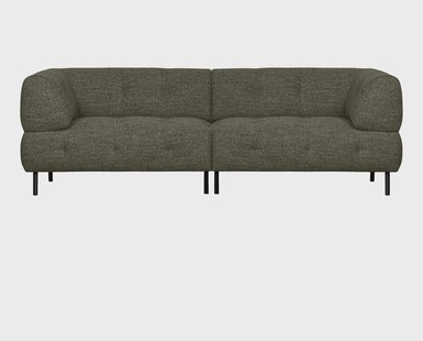 WOOOD 4-zits Bank 'Lloyd' Geweven stof, kleur Groen Melange