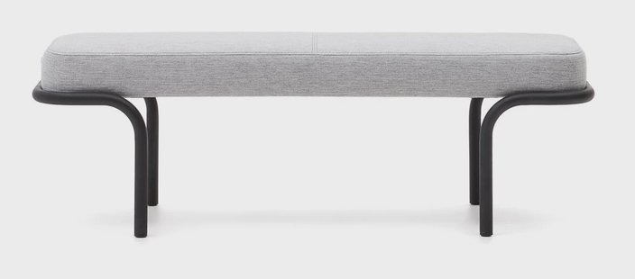 Kave Home Halbank 'Compo' 130cm, kleur Grijs