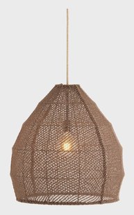 Light & Living Hanglamp 'Makassar' 50cm, kleur Donkerbruin
