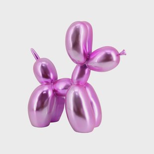 Richmond Decoratie 'Dog' 26cm hoog, kleur Roze