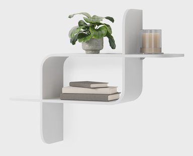 Umbra Wandplank 'Montage' 48 x 64cm, kleur Wit