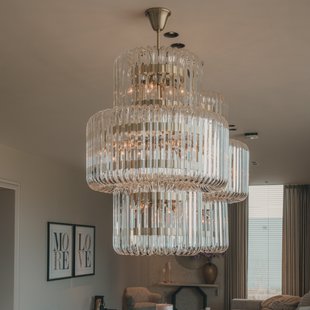 Richmond Hanglamp 'Chenna' Glas, 80 x 80cm