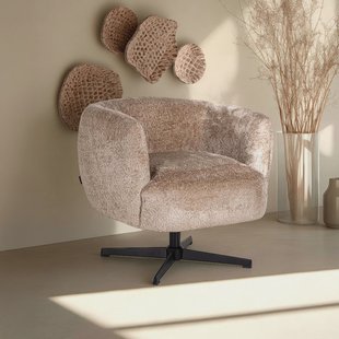 Richmond Draaifauteuil 'Estelle' Sheep, kleur Naturel