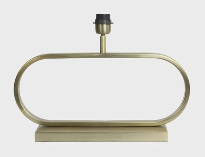 Light & Living Tafellamp 'Jamiro' 27cm, kleur Lichtgoud (excl. kap)