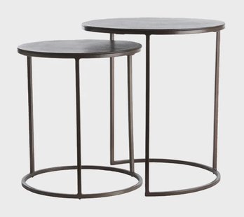 Light & Living Bijzettafel 'Talca' Set van 2 stuks, kleur Donkerbruin