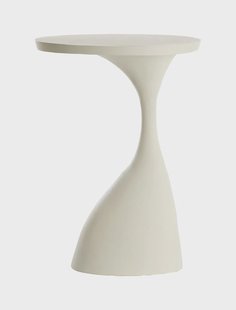 Light & Living Bijzettafel 'Macau' 61cm hoog, kleur Mat Crème