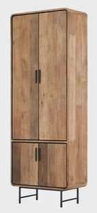 DTP Home Opbergkast 'Evo' Teakhout, 220 x 80cm