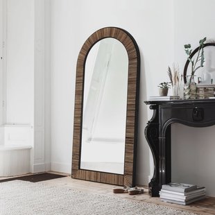 DTP Home Spiegel 'Slats' Teakhout, 200 x 100cm