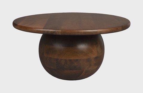 Dutchbone Ronde Salontafel 'Oblivian' Mangohout, 70cm