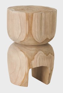 MUST Living Bijzettafel 'Amber' Teakhout, kleur Naturel