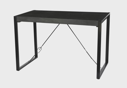 Livingfurn Bartafel 'Norris' Mangohout en staal, 140 x 80cm