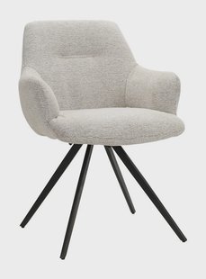 Livingfurn Draaibare Eetkamerstoel 'Doreen' kleur Naturel