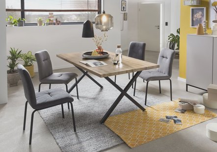 Artistiq Eettafel 'Terrian' Eikenlook, 160 x 90cm