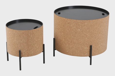 Artistiq Salontafel 'Carlyle' Kurk, Set van 2 stuks