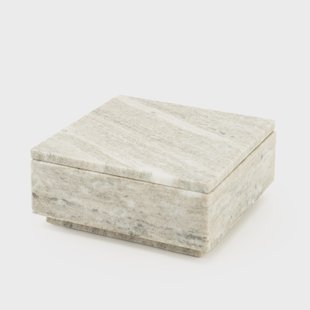 By-Boo Opbergdoos 'Shari' Marmer, 16 x 16cm