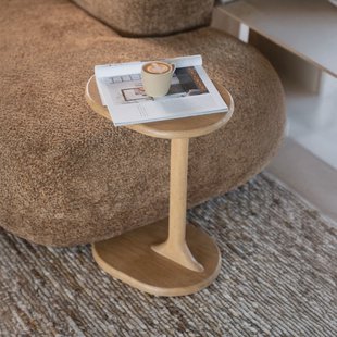 By-Boo Laptoptafel 'Fenix' Mangohout, 40 x 30cm, kleur Naturel